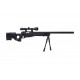 WELL модель снайперской винтовки Warrior I UPV sniper rifle replica (с прицелом и сошками)